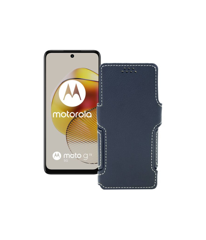 Чохол-книжка з екошкіри для телефону Motorola Moto G73 5G