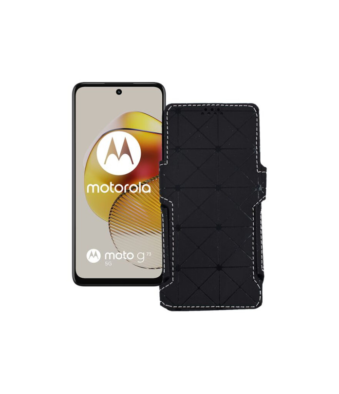 Чохол-книжка з екошкіри для телефону Motorola Moto G73 5G