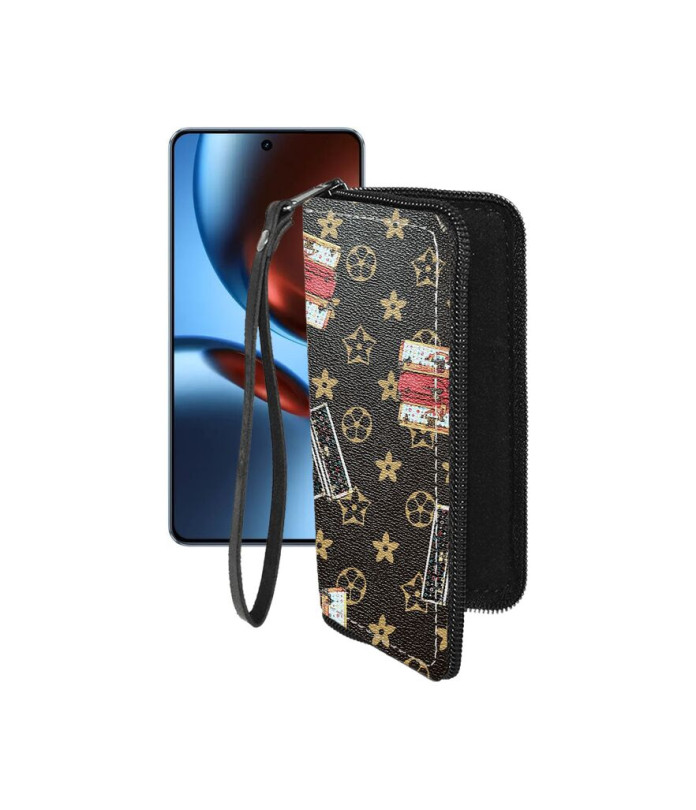 Чохол-гаманець з екошкіри для телефону Realme GT 7T 5G