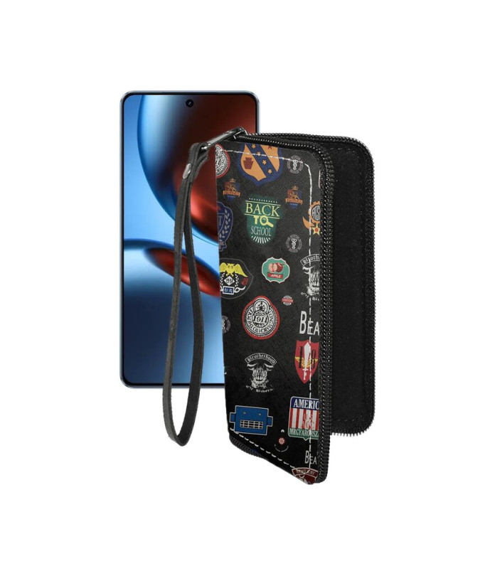 Чохол-гаманець з екошкіри для телефону Realme GT 7T 5G