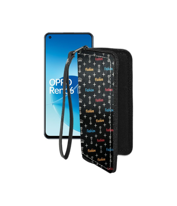 Чохол-гаманець з екошкіри для телефону OPPO Reno 6 5G