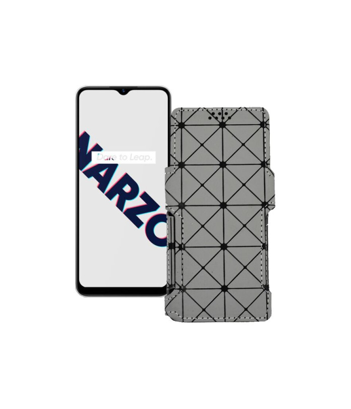 Чохол-книжка з екошкіри для телефону Realme Narzo 10A