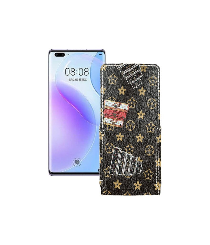 Чохол-флип з екошкіри для телефону Huawei Nova 8 Pro 5G