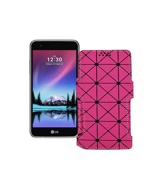 Чохол-книжка з екошкіри для телефону LG K4 2017