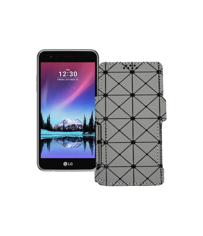 Чохол-книжка з екошкіри для телефону LG K4 2017