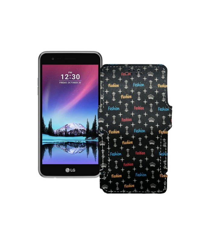 Чохол-книжка з екошкіри для телефону LG K4 2017