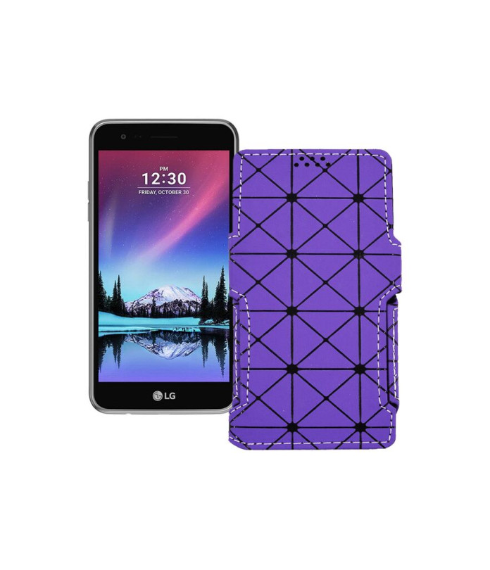 Чохол-книжка з екошкіри для телефону LG K4 2017