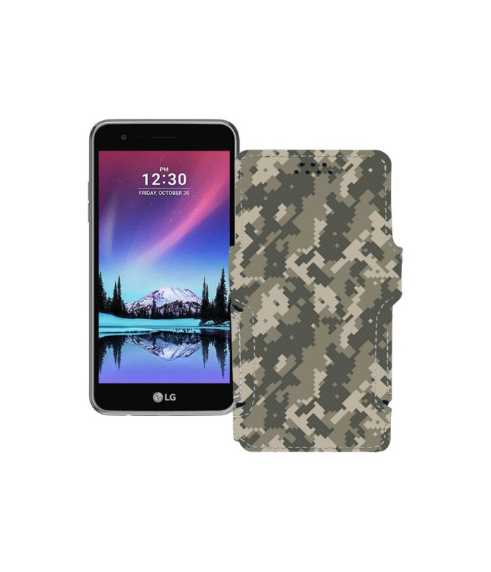 Чохол-книжка з екошкіри для телефону LG K4 2017