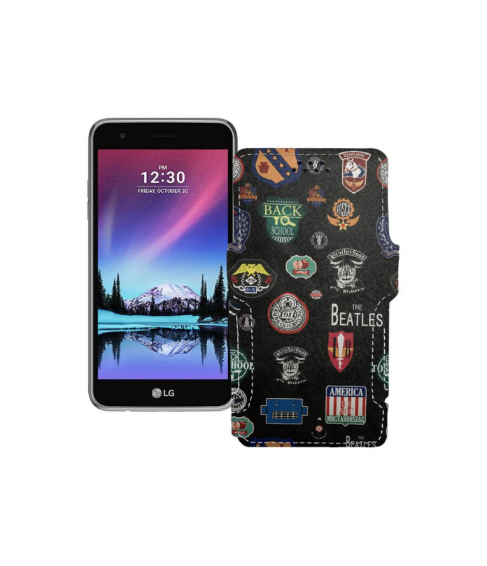 Чохол-книжка з екошкіри для телефону LG K4 2017