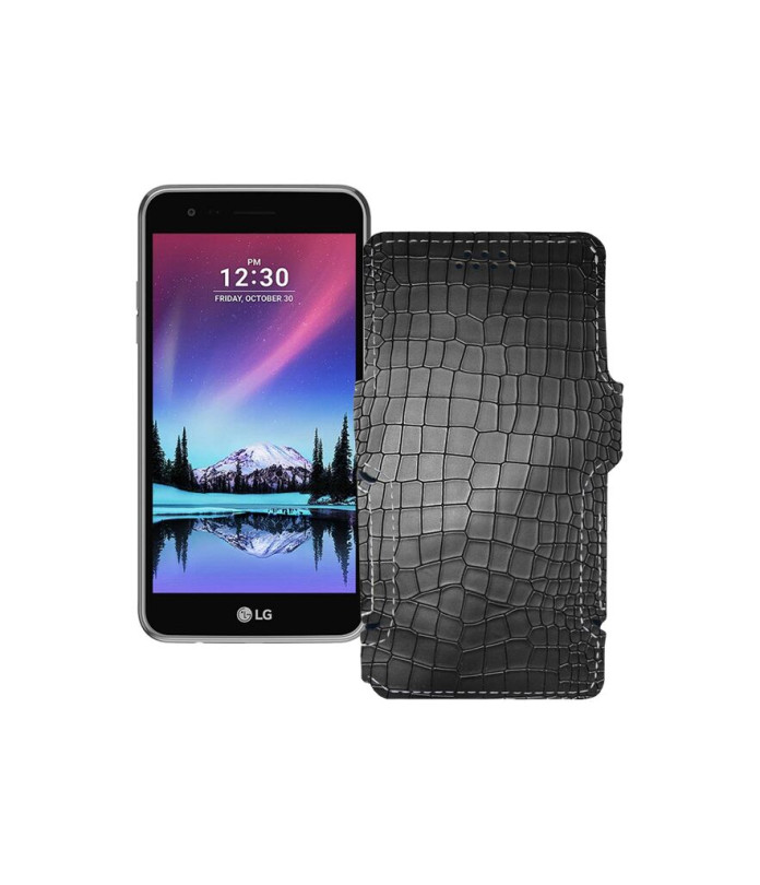 Чохол-книжка з екошкіри для телефону LG K4 2017