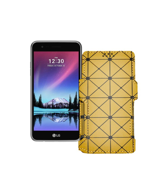 Чохол-книжка з екошкіри для телефону LG K4 2017