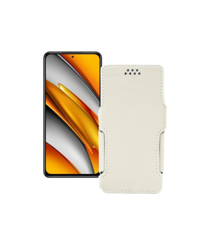 Чохол-книжка з екошкіри для телефону Xiaomi Poco F3 2021