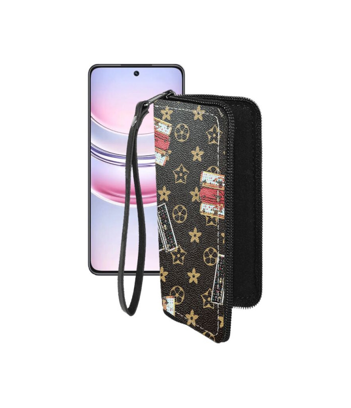 Чохол-гаманець з екошкіри для телефону Realme C73