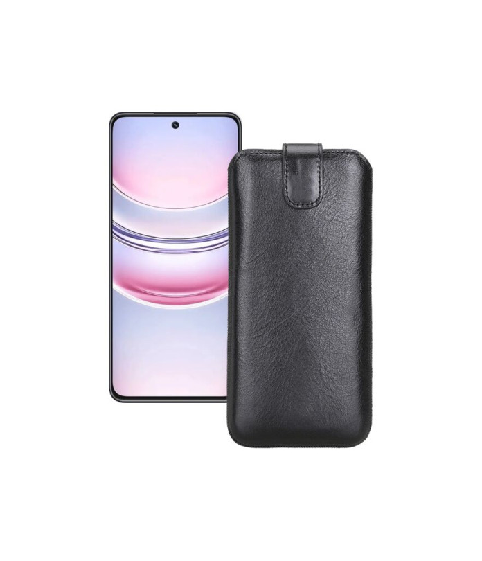 Витяжка з екошкіри для телефону Realme C73