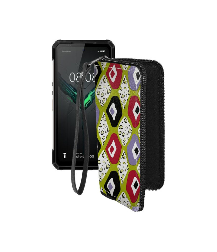 Чохол-гаманець з екошкіри для телефону Ulefone Armor 34