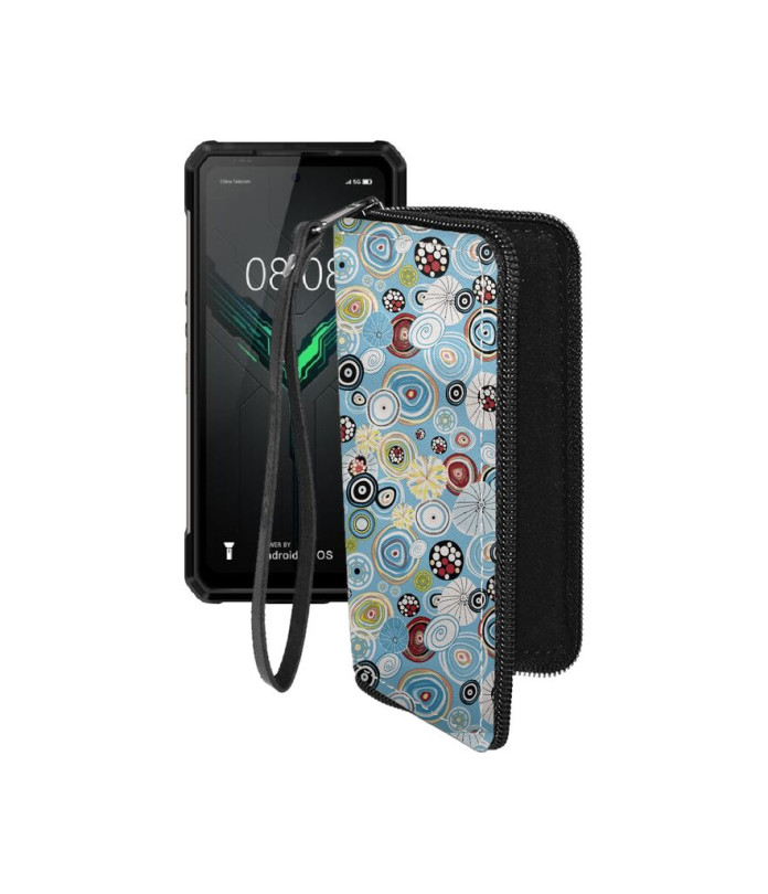 Чохол-гаманець з екошкіри для телефону Ulefone Armor 34