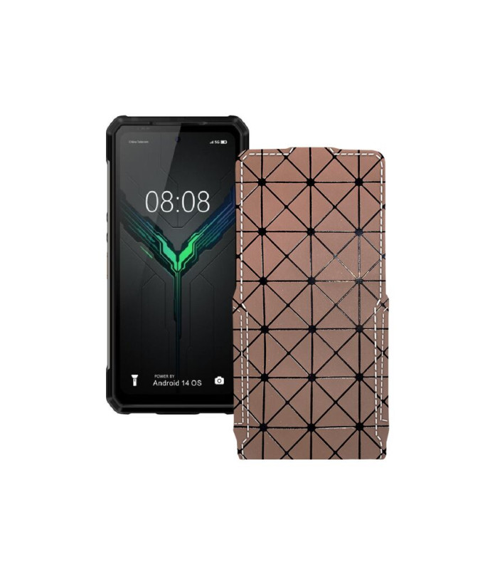 Чохол-флип з екошкіри для телефону Ulefone Armor 34