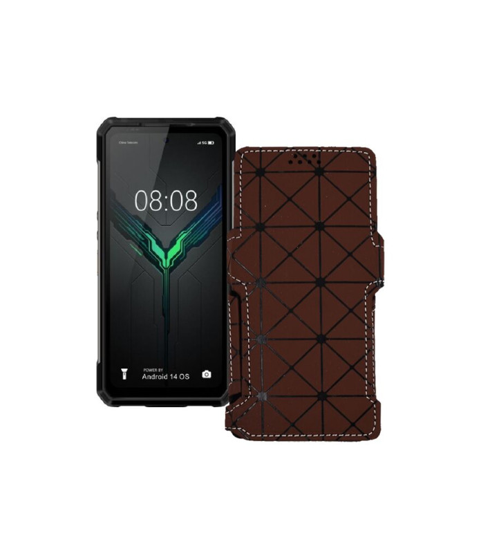 Чохол-книжка з екошкіри для телефону Ulefone Armor 34