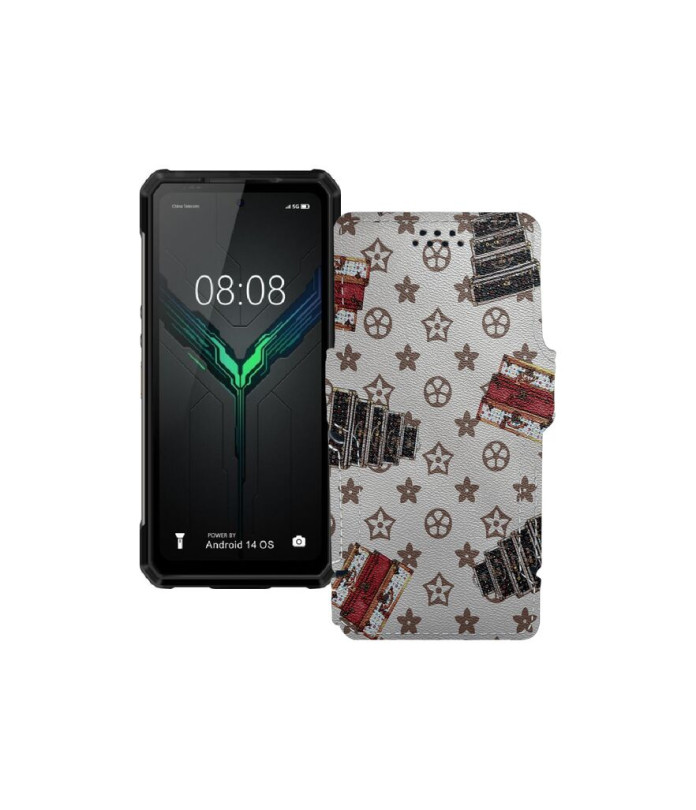 Чохол-книжка з екошкіри для телефону Ulefone Armor 34