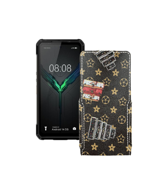 Чохол-флип з екошкіри для телефону Ulefone Armor 34