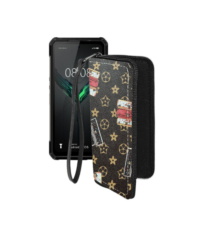 Чохол-гаманець з екошкіри для телефону Ulefone Armor 34