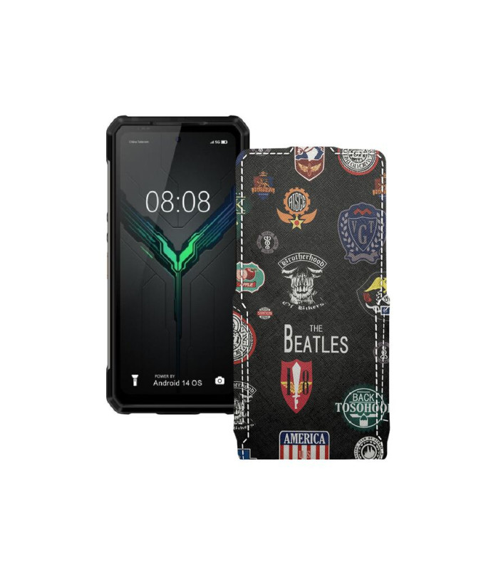 Чохол-флип з екошкіри для телефону Ulefone Armor 34