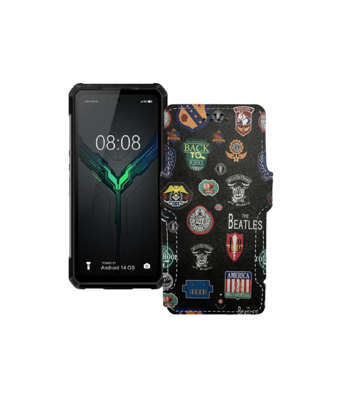 Чохол-книжка з екошкіри для телефону Ulefone Armor 34
