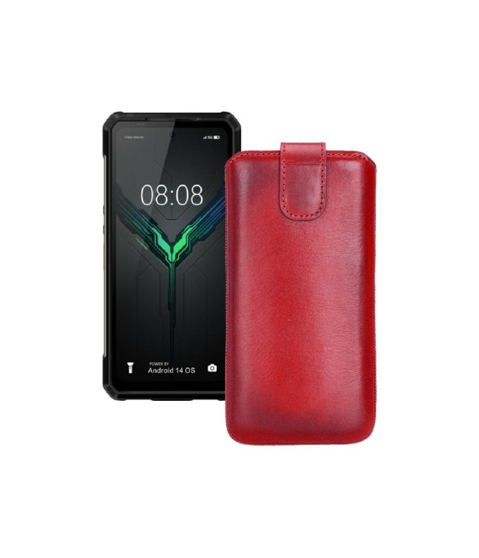 Витяжка з екошкіри для телефону Ulefone Armor 34