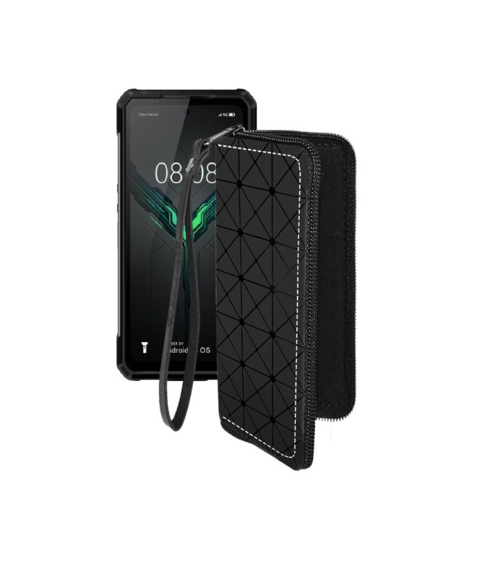 Чохол-гаманець з екошкіри для телефону Ulefone Armor 34