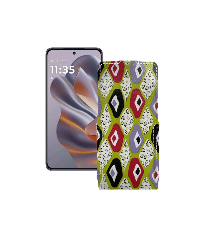 Чохол-флип з екошкіри для телефону Motorola Edge 60 Neo