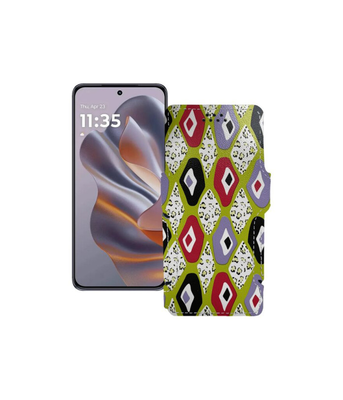 Чохол-книжка з екошкіри для телефону Motorola Edge 60 Neo