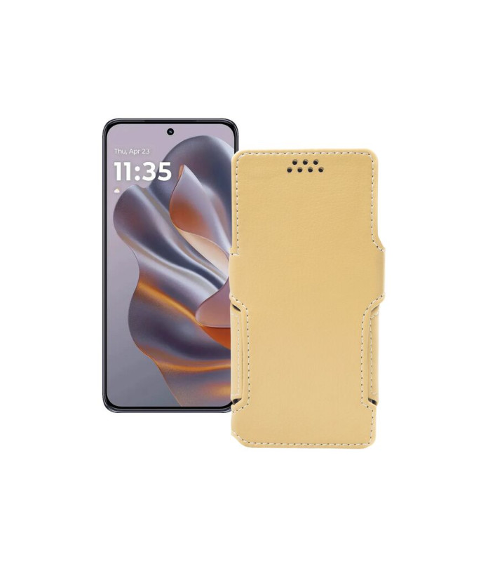 Чохол-книжка з екошкіри для телефону Motorola Edge 60 Neo