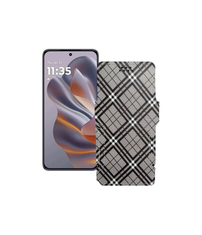 Чохол-книжка з екошкіри для телефону Motorola Edge 60 Neo