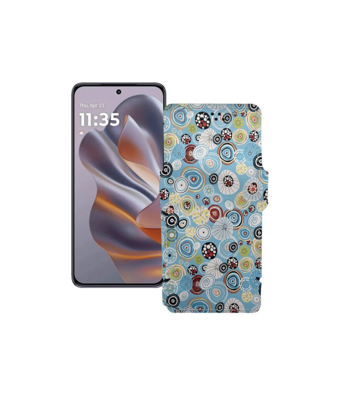 Чохол-книжка з екошкіри для телефону Motorola Edge 60 Neo