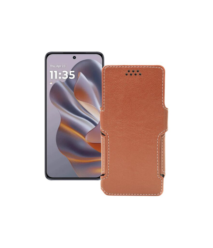 Чохол-книжка з екошкіри для телефону Motorola Edge 60 Neo