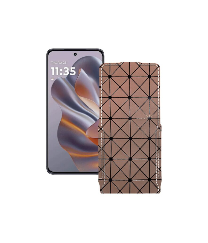 Чохол-флип з екошкіри для телефону Motorola Edge 60 Neo