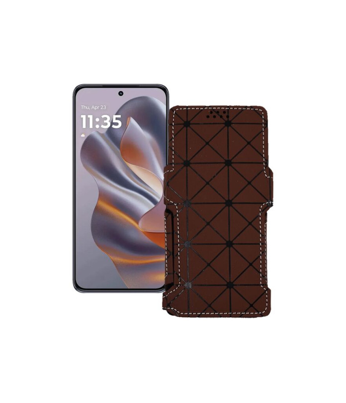 Чохол-книжка з екошкіри для телефону Motorola Edge 60 Neo