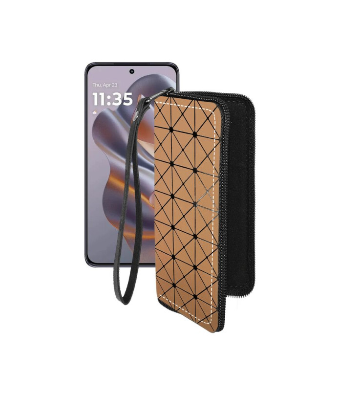 Чохол-гаманець з екошкіри для телефону Motorola Edge 60 Neo