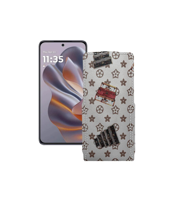 Чохол-флип з екошкіри для телефону Motorola Edge 60 Neo