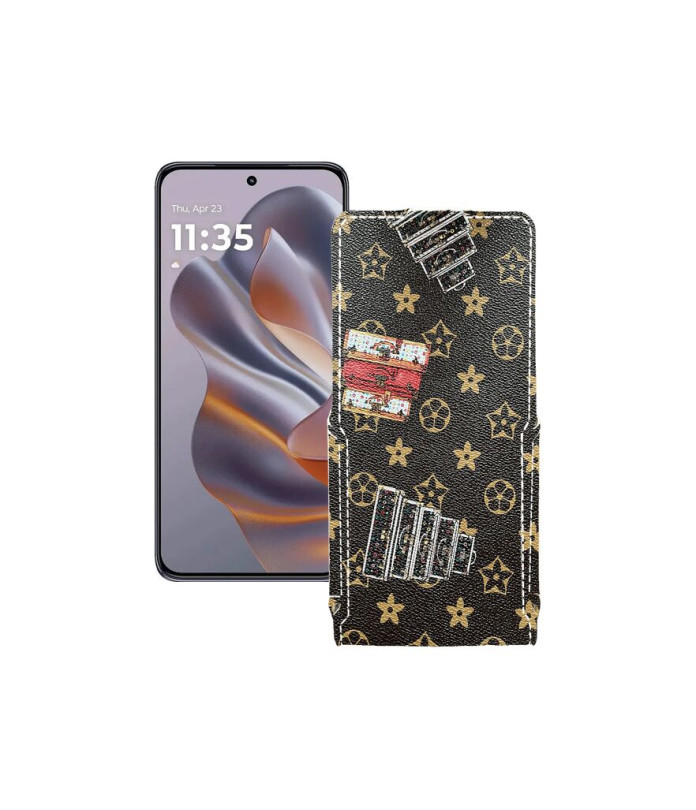 Чохол-флип з екошкіри для телефону Motorola Edge 60 Neo