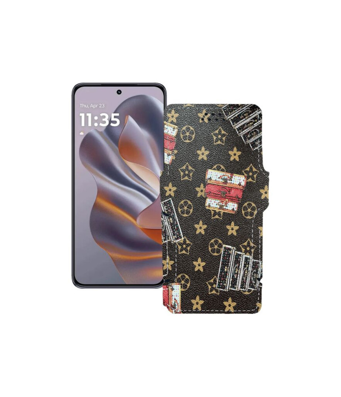 Чохол-книжка з екошкіри для телефону Motorola Edge 60 Neo