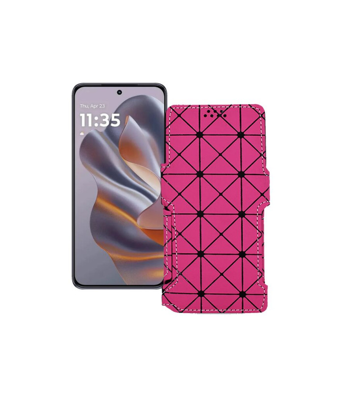 Чохол-книжка з екошкіри для телефону Motorola Edge 60 Neo