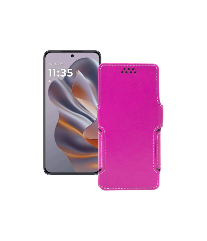 Чохол-книжка з екошкіри для телефону Motorola Edge 60 Neo