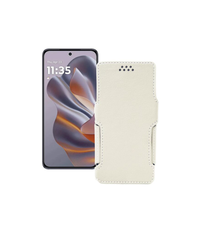 Чохол-книжка з екошкіри для телефону Motorola Edge 60 Neo