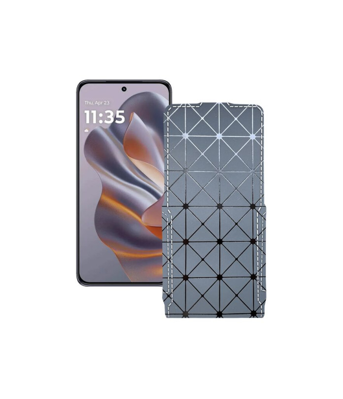 Чохол-флип з екошкіри для телефону Motorola Edge 60 Neo