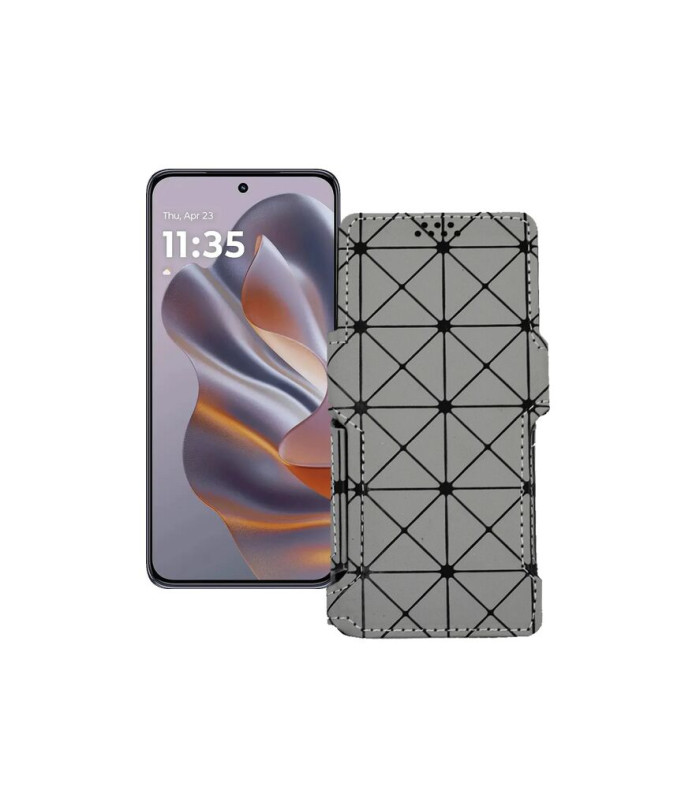 Чохол-книжка з екошкіри для телефону Motorola Edge 60 Neo