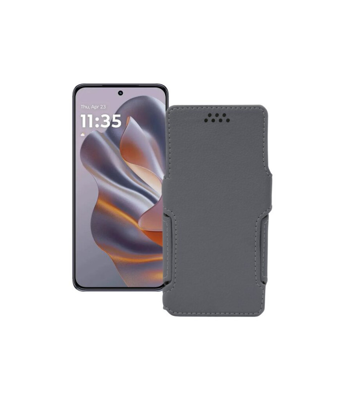 Чохол-книжка з екошкіри для телефону Motorola Edge 60 Neo