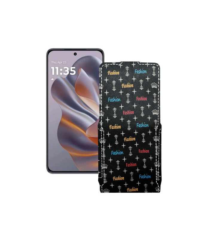 Чохол-флип з екошкіри для телефону Motorola Edge 60 Neo