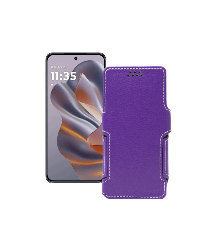 Чохол-книжка з екошкіри для телефону Motorola Edge 60 Neo