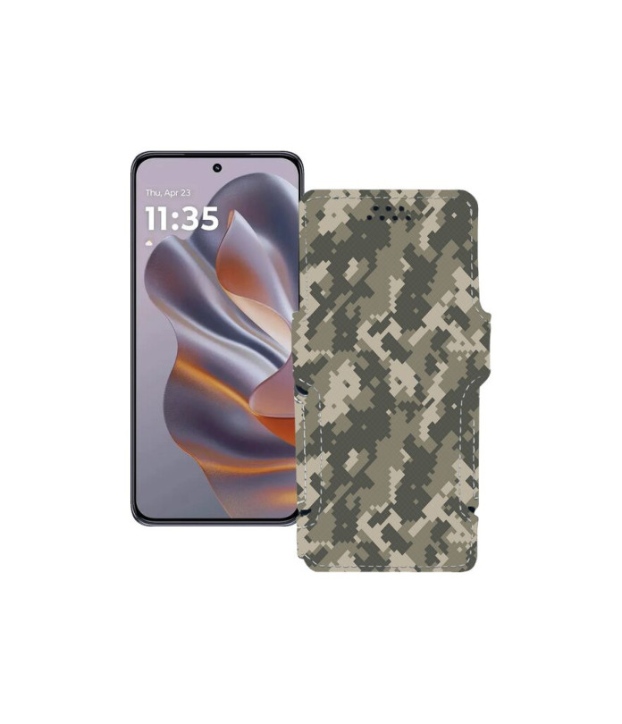 Чохол-книжка з екошкіри для телефону Motorola Edge 60 Neo